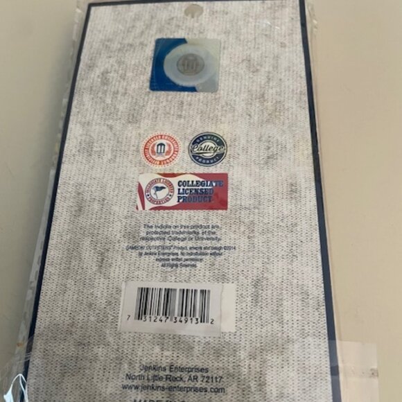 JENKINS ALABAMA CRIMSON TIDE SEQUIN COIN PURSE W/Key Ring Official Licensed New - Picture 3 of 3